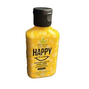New Hempz Happy Hydration Moisturizer Lotion Sweet Pineapple & Honey Melon